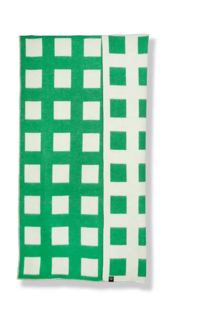 Gate-Wool-Blanket-By-Nathalie-Du-Pasquier-George-Sowden-Col_-Green-White-Nathalie-du-Pasquier-George-Sowden-2.webp