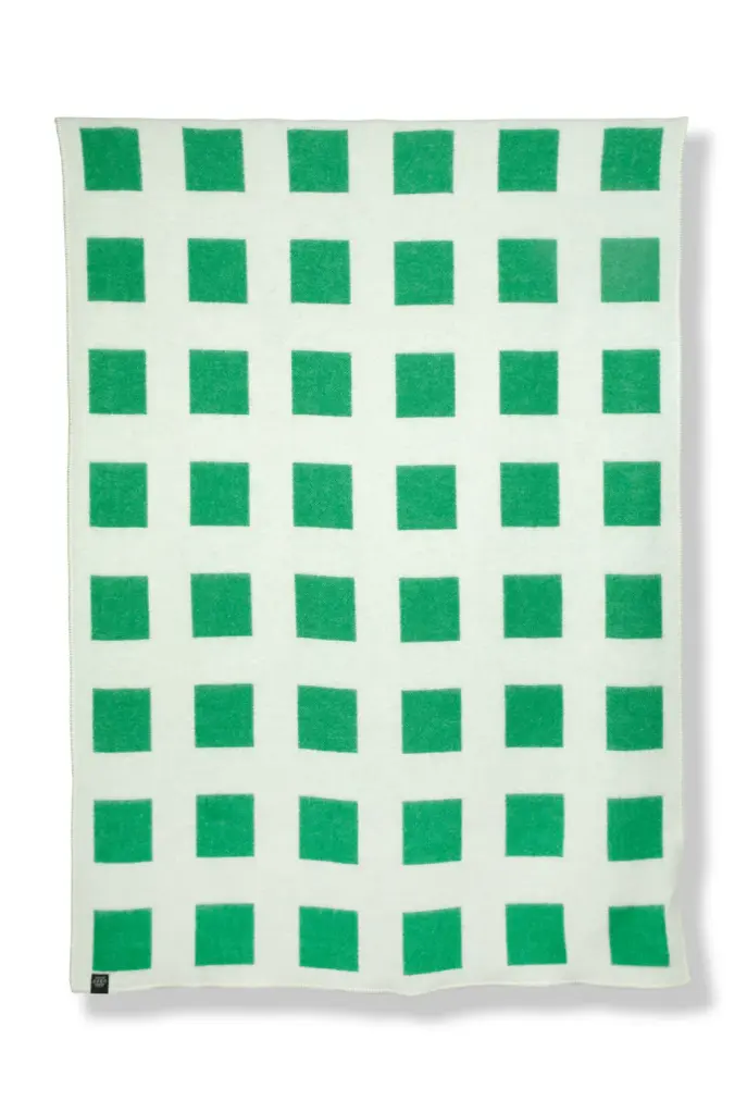 Gate-Wool-Blanket-By-Nathalie-Du-Pasquier-George-Sowden-Col_-Green-White-Nathalie-du-Pasquier-George-Sowden.webp