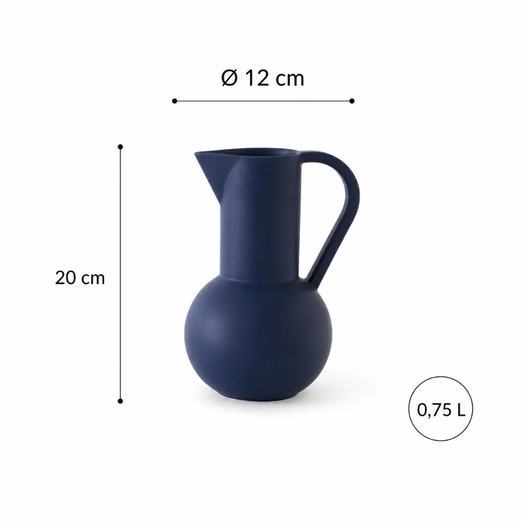 raawii - Nicholai Wiig-Hansen - Strøm - jug - small - blue 1.webp