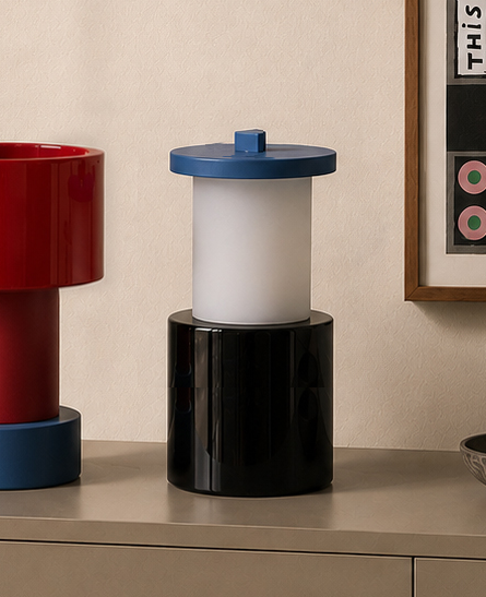 Nathalie Du Pasquier for Memphis - Vase "Tiglio"