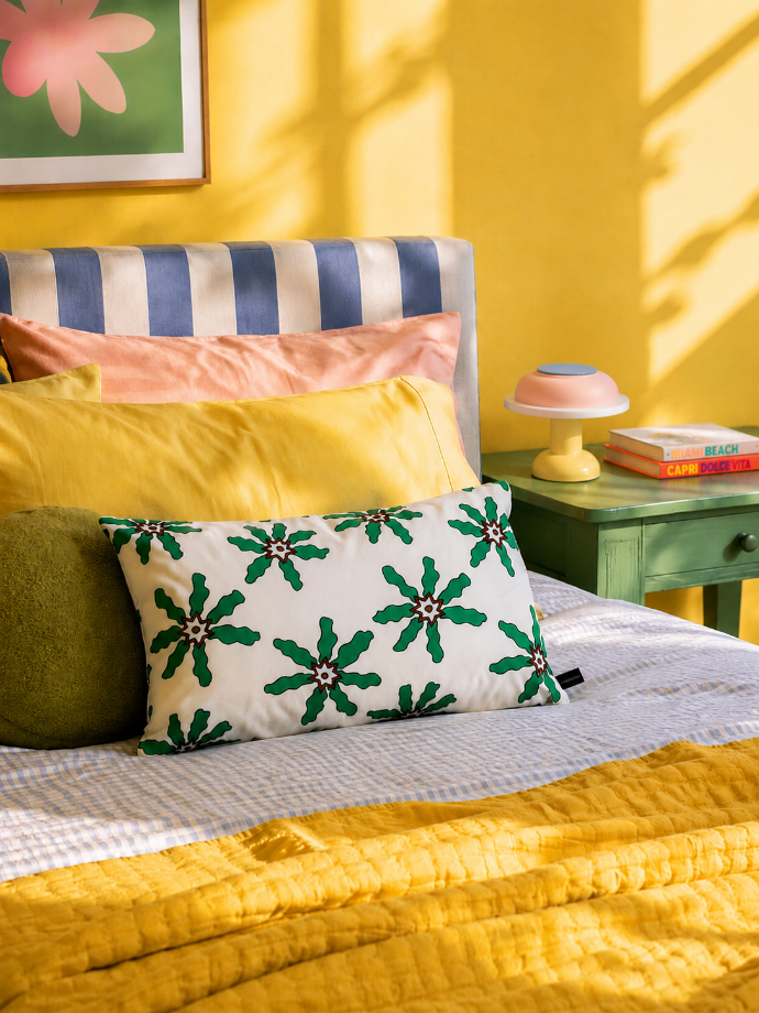 Nathalie Du Pasquier for Garro Éditions - Cushion Cover - 30x50cm "Fleurs Deux"