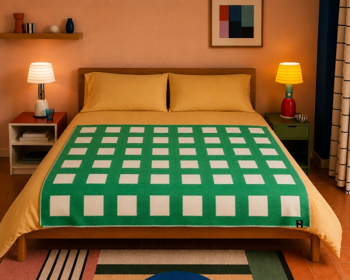 Nathalie Du Pasquier for ZigZagZurich - Wool blanket "Gate"