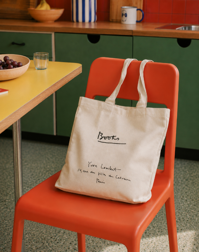Yvon Lambert - Medium tote bag "Books"