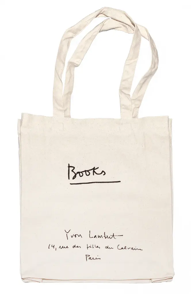 Yvon Lambert - Medium tote bag "Books"