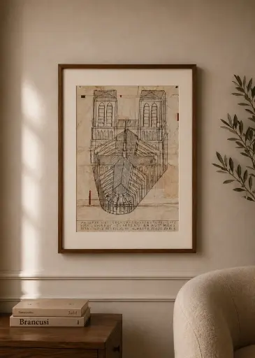 Philippe Weisbecker for Librairie Yvon Lambert - Poster "Architectures"