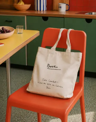 Yvon Lambert - Medium tote bag "Books"