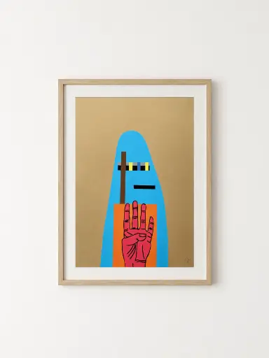Nathalie Du Pasquier - Silk screen print